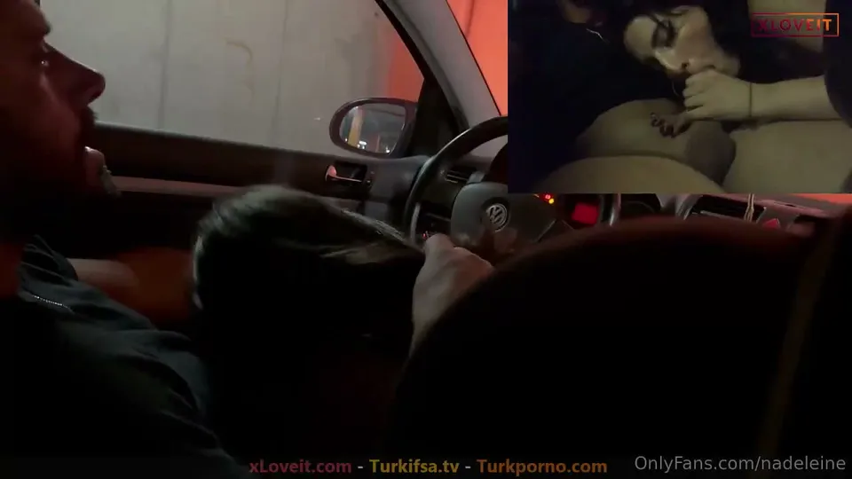 HD Porno Otoparkta arabada sakso çekip ağzına boşalttı — Nadeleine — Konulu Porno